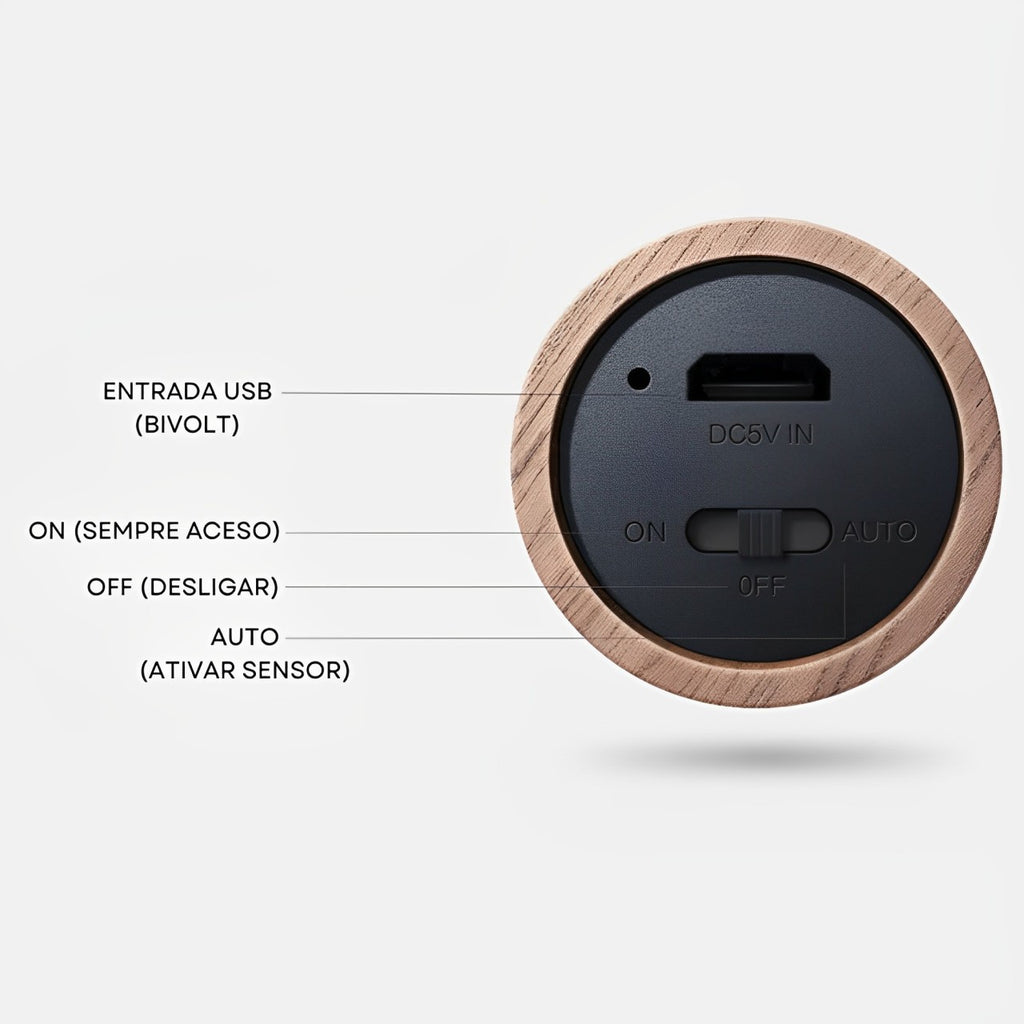 MotionBright™ – Luminária LED com Sensor de Movimento | [Compre 1 Leve 2] 🌟